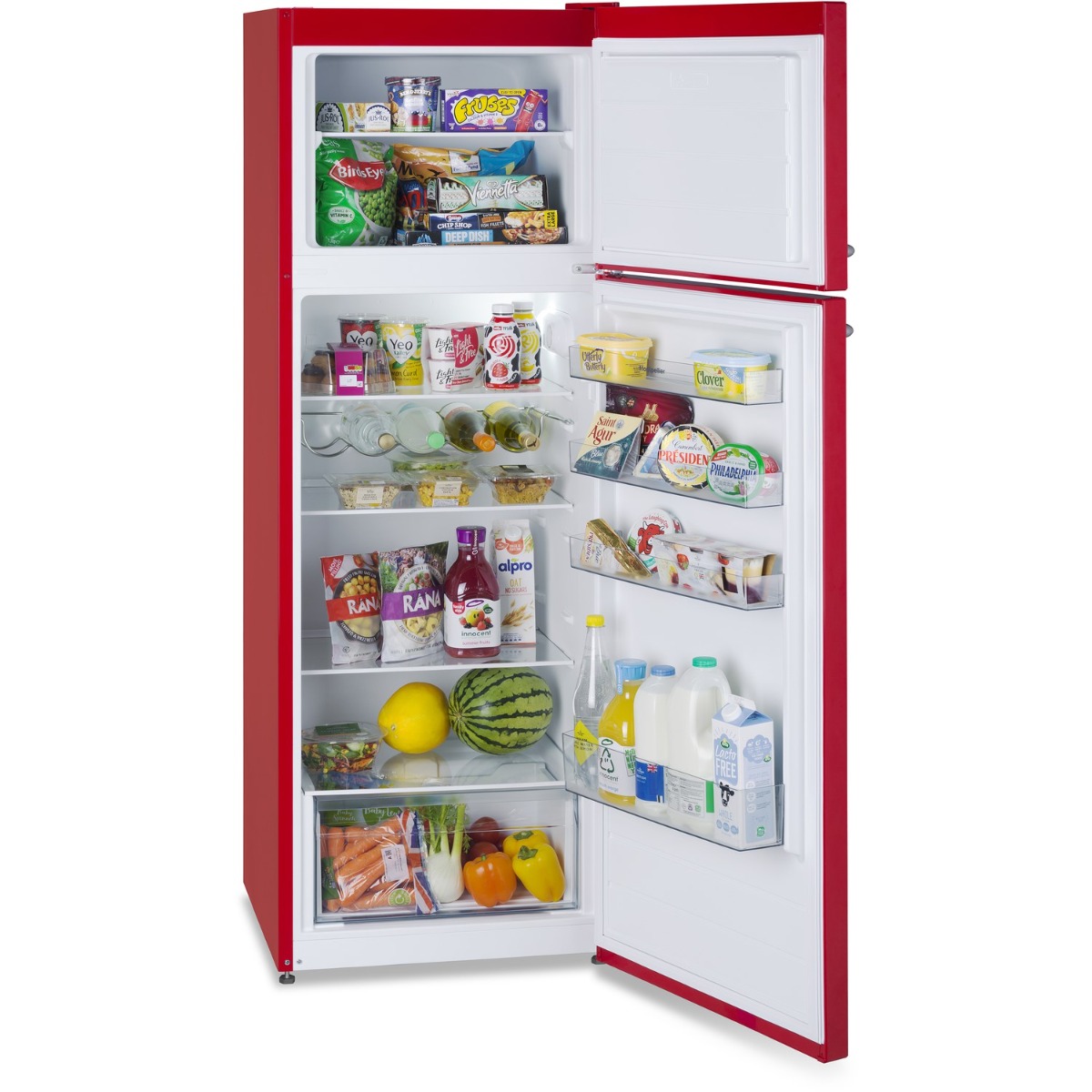 Montpellier MAB346R Freestanding Retro Top Mount Fridge Freezer