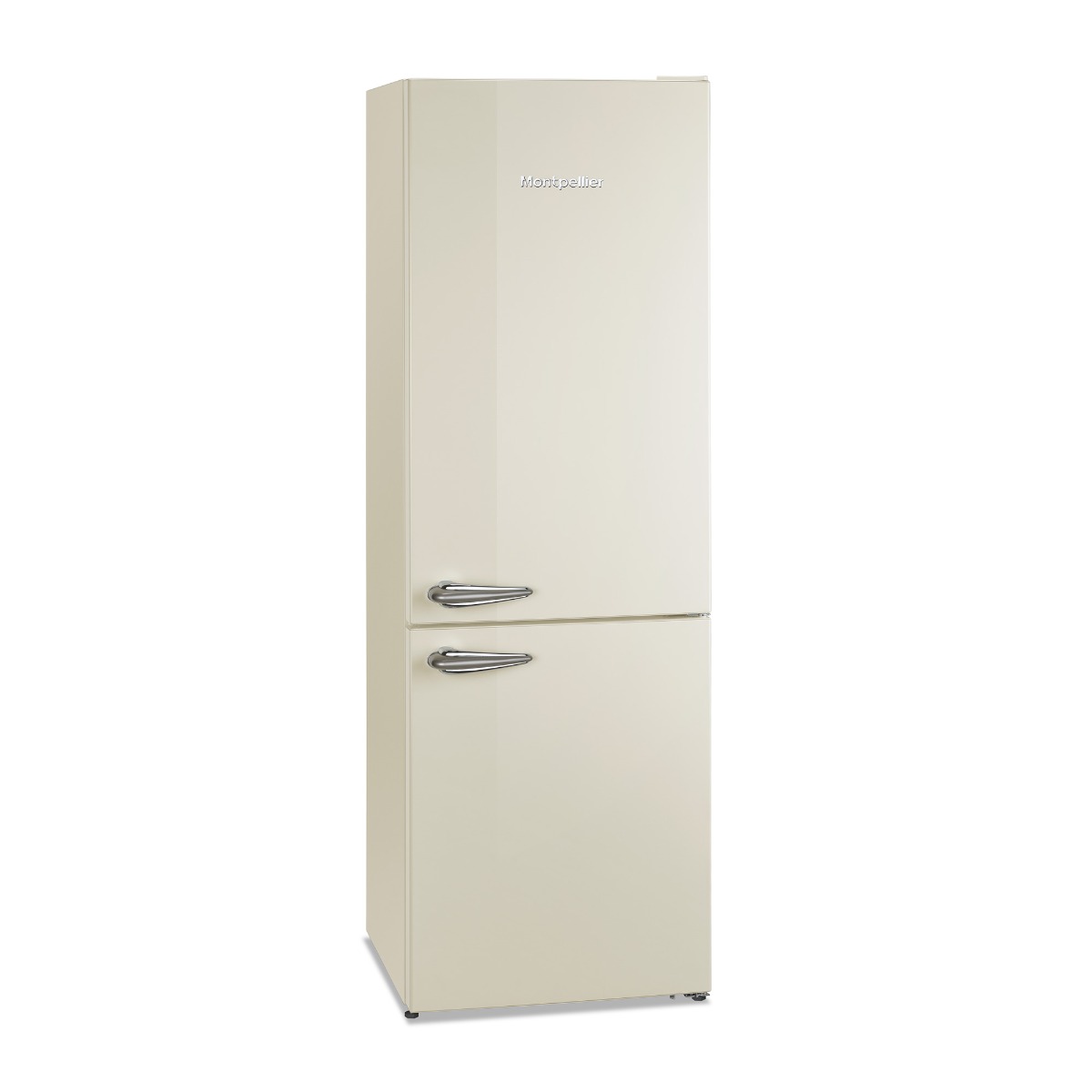 Montpellier MAB386EC 60cm Retro 60/40 Freestanding Fridge Freezer in Cream