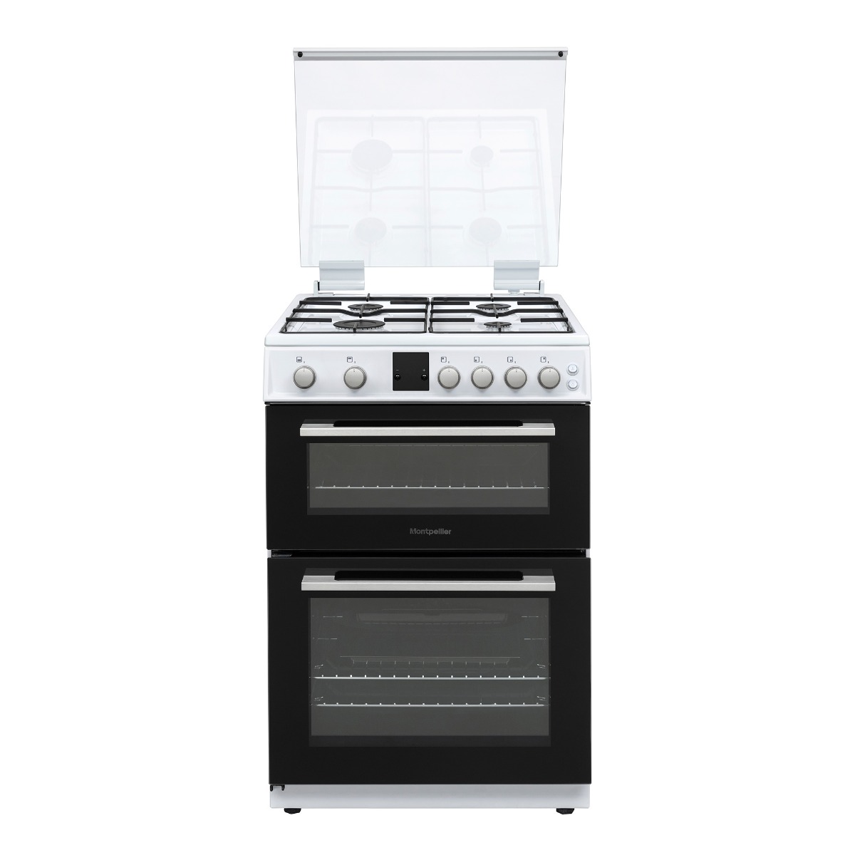 Montpellier MDOG60LW Freestanding 60cm Gas Double Oven With lid