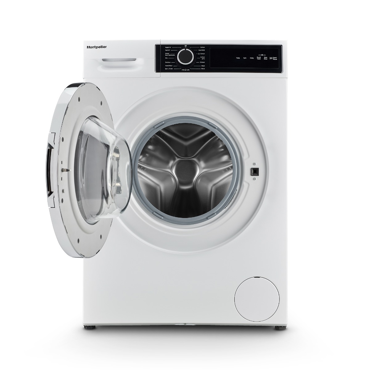 Montpellier MWM814BLW White 8kg 1400RPM Freestanding Washing Machine in White - BLDC Motor