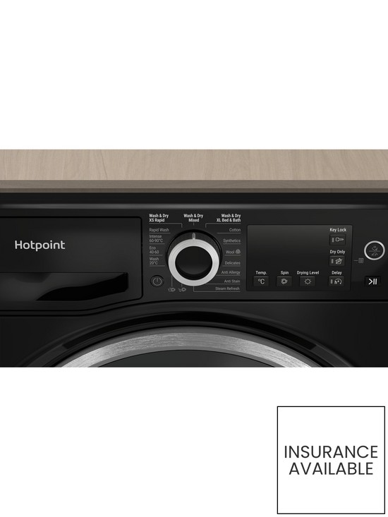 Hotpoint NDB9635BSUK Black Freestanding Washer Dryer