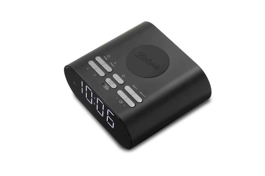 Roberts Radio ORTUSCHARGEBK Black FM Clock Radio
