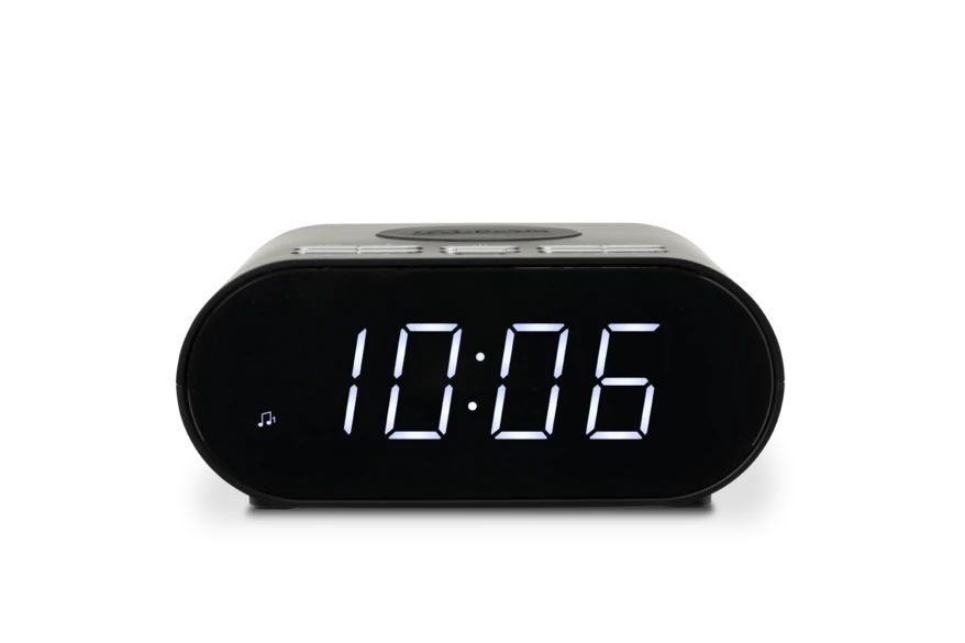 Roberts Radio ORTUSCHARGEBK Black FM Clock Radio