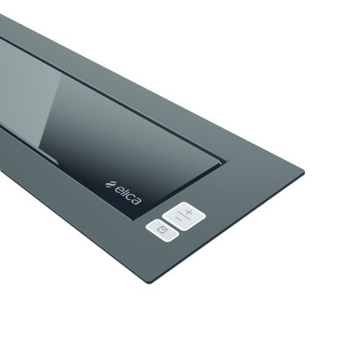 Elica PANDORA-BLK Black Downdraft Extractor 90Cm
