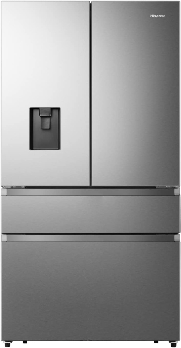 Hisense RF749N4WIF 91.4cm Frost Free French Style Fridge Freezer - Stainless Steel