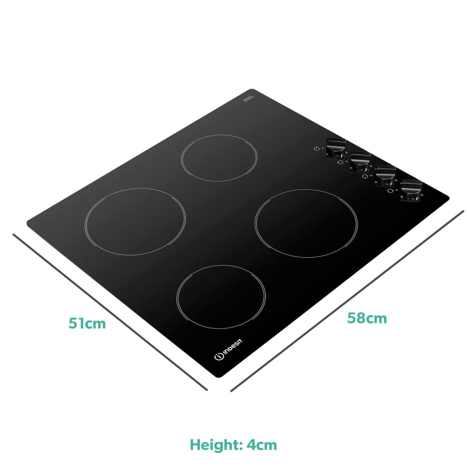 Indesit RI860C 60Cm Ceramic Hob
