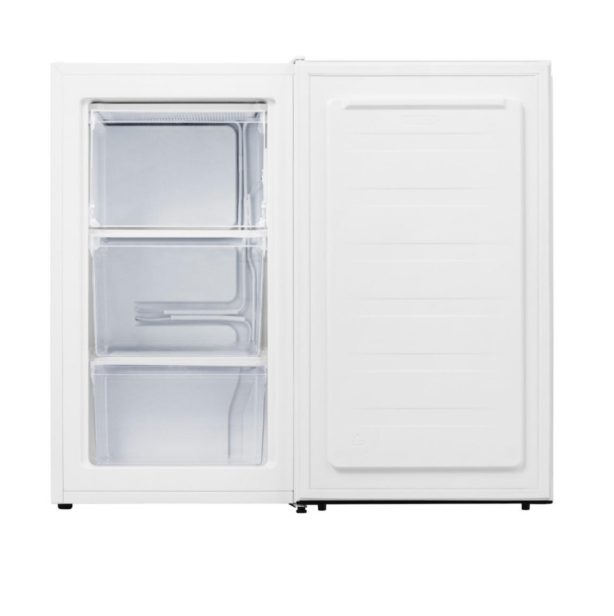 Fridgemaster MUZ4860E Freestanding Under Counter Freezer in White