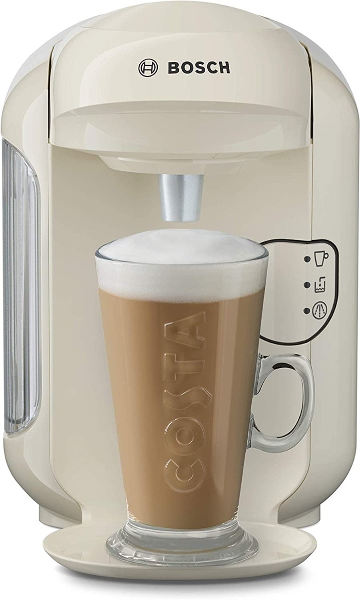 Bosch TAS1407GB Tassimo Vivy 2 by Bosch Hot drinks machine. Adjustable cup stand, 0.7L capacity