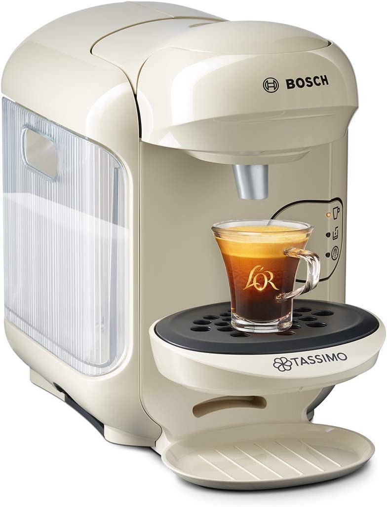Bosch TAS1407GB Tassimo Vivy 2 by Bosch Hot drinks machine. Adjustable cup stand, 0.7L capacity