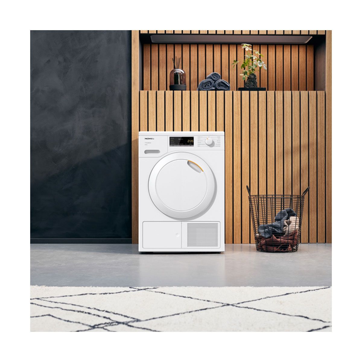 Miele TEA225WP Heat Pump, 7kg Honeycomb drum Tumble Dryer
