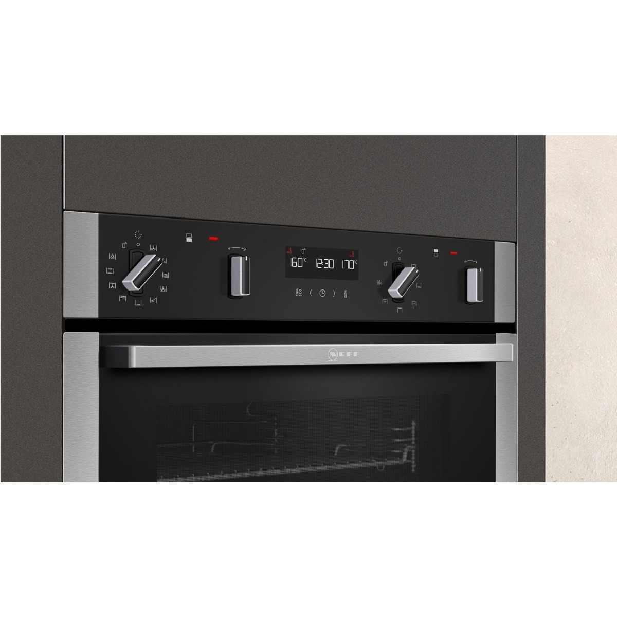 Neff U2ACM7HH0B CircoTherm Main oven, 8 functions, 1 ClipRail, MeatProbe.
