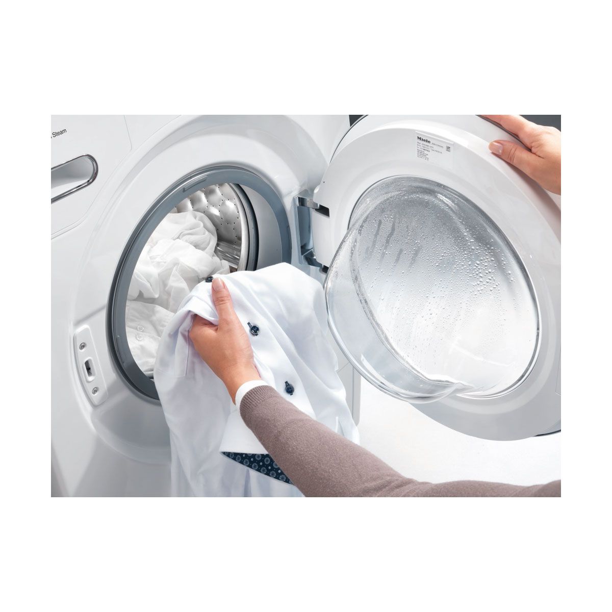 Miele WER865WPS 9kg Honeycomb drum with pre-ironing and LED lighting, 1600rpm spin