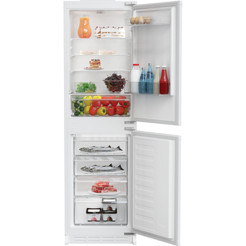 Zenith ZICSD355 Sliding Hinge 50:50Split Integrated Static Fridge Freezer